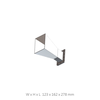 WR340 Waveguide Horn Input Antenna, Flange: UDR, 2.2 to 3.3GHz 10dbi