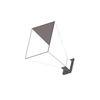 WR340 Waveguide Horn Input Antenna, Flange: UDR, 2.2 to 3.3GHz 15dbi