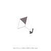 WR340 Waveguide Horn Input Antenna, Flange: UDR, 2.2 to 3.3GHz 15dbi