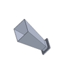 WR430 Waveguide Input Horn Antenna, frequency 1.72 GHz to 2.60 GHz, 10dbi Gain, UDR Flange, No waveguide adapter