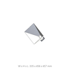 WR510 1.45 to 2.2 GHz 15 dbi Waveguide Horn Input, UDR Flange