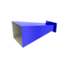 WR650 Waveguide Input Horn Antenna frequency from 1.14 GHz to 1.73 GHz, 10dbi Gain, without waveguide adapter