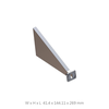 WR90 Waveguide Horn Antenna, H-Plane sectoral horn antenna, operating from 8.2 to 12.4GHz, 10 dbi, PBR Flange (without Adapter)