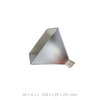 WR90 Waveguide Horn Antenna without Adapter, UBR UG-39/U Flange, operating from 8.2 to 12.4 GHz, 20 dbi gain