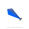 WR90 Waveguide Horn Antenna UBR UG-39/U Flange, without Adapter, operating from 8.2 to 12.4GHz, 25 dbi