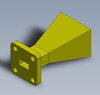                          WR28 26.5 GHz to 40 GHz, 15dBi, Flange: UBR Waveguide Input Horn Antenna without adapter