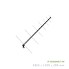 80MHz to 300MHz 7dbi Outdoor Log-periodic N-Female Antenna
