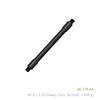 Antenna Gooseneck 170mm M12 black Snake Tube (15mm)