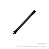 Antenna Gooseneck 180mm M8 black Snake tube (12.8mm)