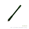 Antenna Gooseneck 205mm M6 black Snake tube (11.8mm)