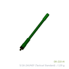 Antenna Gooseneck 205mm 5/16-24 Black Snake tube (11.8mm)