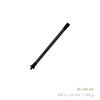 Antenna gooseneck 240mm M8 black Snake tube (12.8mm)