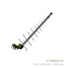 400 MHz - 3 GHz 9dBi High-Power Log-Periodic Antenna, N-Female