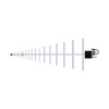400MHz to 8GHz 10dBi High Power Log-Periodic Antenna (IP-04M08GA-NF)