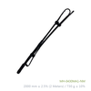 4 MHz to 30 MHz N(M) 2m Whip HF Manpack Antenna