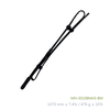 30 MHz to 108 MHz BNC (M) 1M VHF Tape Whip Manpack Antenna