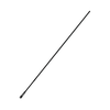 30MHz to 120MHz 1645cm Whip Antenna, BNC Male Connector, 13/16-20 installation screw