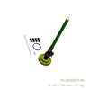 2.2GHz to 2.6GHz 6.5dbi Vehicular High Power Antenna With Spring
