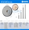 Lõi Lọc Nước 20 inch Bán Công Nghiệp - Bộ 3 Lõi Số 1 2 3 - Cho mọi dòng máy