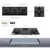 Bếp Gas Với Nồi Hấp Điện Âm Electrolux EHG9360BS