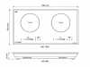 Bếp Từ Đôi EUROSUN EU-T508MAX 2 Vùng Nấu - Nhập Khẩu Malaysia
