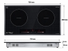Bếp Từ EUROSUN EU-T710PRO-G, EU-T710PRO-S 2 Vùng - Nhập Khẩu Malaysia