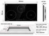 Bếp Từ Eurosun EU-T881G 3 Vùng Nấu - Nhập Khẩu CHLB Đức