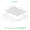 Bếp Từ Eurosun EU-T897G 2 Vùng Nấu - Nhập Khẩu CHLB Đức