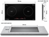 Bếp Từ Eurosun EU-T898G 2 Vùng Nấu - Nhập Khẩu CHLB Đức