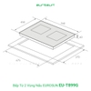 Bếp Từ Eurosun EU-T899G 2 Vùng Nấu - Nhập Khẩu CHLB Đức