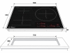 Bếp Từ Eurosun EU-T905G Vuông 3 Vùng Nấu - Nhập Khẩu CHLB Đức
