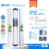 Bộ 3 Lõi Lọc Nước Bán Công Nghiệp 20 inch 1 micron - Dùng Cho Mọi Dòng Máy Lọc Nước
