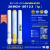 Lõi Lọc Nước 20 inch Bán Công Nghiệp - Bộ 3 Lõi Số 1 2 3 - Cho mọi dòng máy