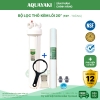 Bộ Lọc Thô 1 Cốc AQUAYAKI 20 inch - Xử lý cặn bẩn nước đầu vào, Bảo vệ lọc tinh, Hàng Chính Hãng