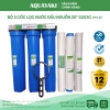 Bộ Lọc Thô 3 Cốc AQUAYAKI 20 inch Lọc Nước Đầu Nguồn, Sinh Hoạt