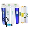 Bộ Lọc Thô 4 Cốc AQUAYAKI AQUA-S204 Series 20 inch Lọc Nước Đầu Nguồn cho Gia đình, Nhà hàng, Quán cà phê