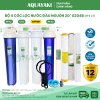 Bộ Lọc Thô 3 Cốc AQUAYAKI 20 inch Lọc Nước Đầu Nguồn, Sinh Hoạt