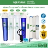 Bộ Lọc Thô 4 Cốc AQUAYAKI AQUA-S204 Series 20 inch Lọc Nước Đầu Nguồn cho Gia đình, Nhà hàng, Quán cà phê
