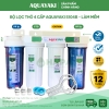Bộ Lọc Thô 4 Cốc AQUAYAKI AQUA-S104 Series 10 inch Lọc Nước Đầu Nguồn cho Gia đình, Nhà hàng, Quán cà phê