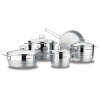 Bộ Nồi Chảo Inox Elica ASTRA COOKWARE 9 Món