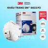 Khẩu Trang 3M 8822 P2 Tiêu Chuẩn Có Van Cool Flow™ - Hàng Chính Hãng 3M