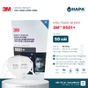 Khẩu Trang 3M™ 9501+ Cao Cấp Tiêu Chuẩn KN95 - Hàng Chính Hãng 3M