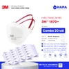 Khẩu Trang 3M™ 1870+ Aura™ Cao Cấp Tiêu Chuẩn Y Tế N95