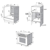 Lò Nướng Âm Tủ 72 lít Hafele HO-8T72A
