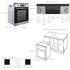 Lò Nướng Âm Tủ Hafele KT60J 65 lít