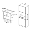 Lò Nướng Âm Tủ Hafele HO-KT60C 534.05.571 65 lít