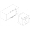 Lò Nướng Malloca EB-56ERCDG-8C11 Âm Tủ 56L