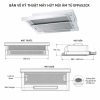 Máy Hút Mùi Âm Tủ Electrolux EFP6520X - 520 m³/h