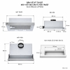 Máy Hút Mùi Âm Tủ Electrolux LFP316S - 370 m³/h