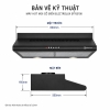 Máy Hút Mùi Cổ Điển Electrolux EFT6510K - 520 m³/h